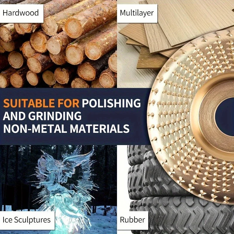 3 Pièces De Disques À Bois Pour Sculpture, Meulage Et Polissage - Outils De Menuiserie Durables Et Premium — photo 6