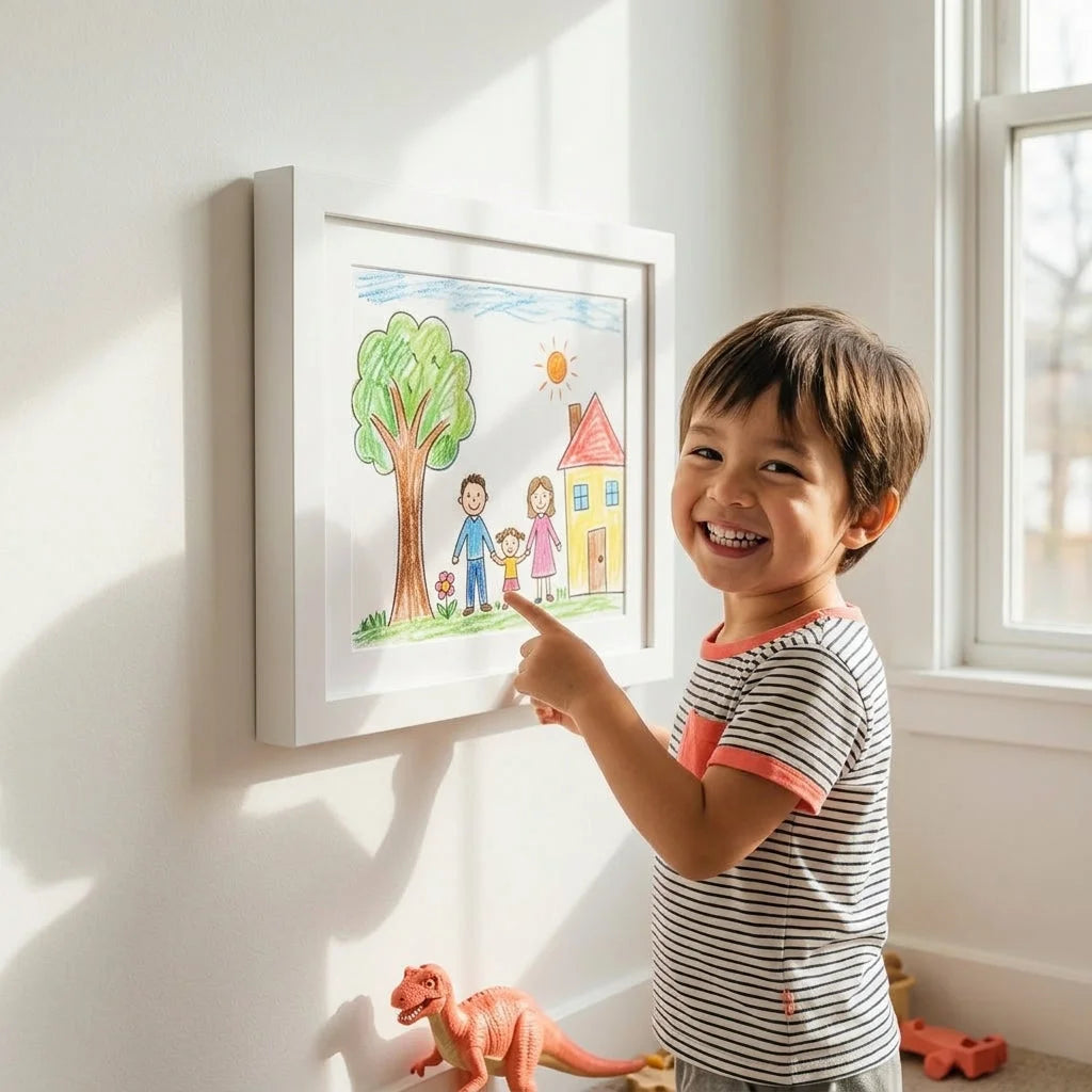 إطار الذكريات - إطار لرسومات الأطفال — صورة 5
