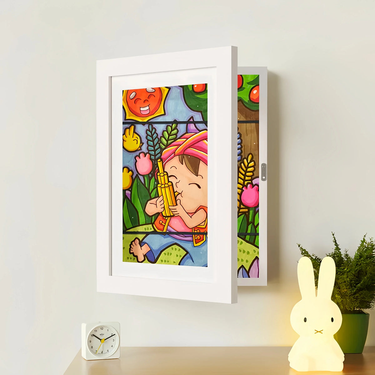 إطار الذكريات - إطار لرسومات الأطفال — أبيض، صورة 9