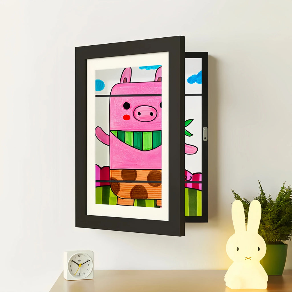 إطار الذكريات - إطار لرسومات الأطفال — أسود، صورة 10
