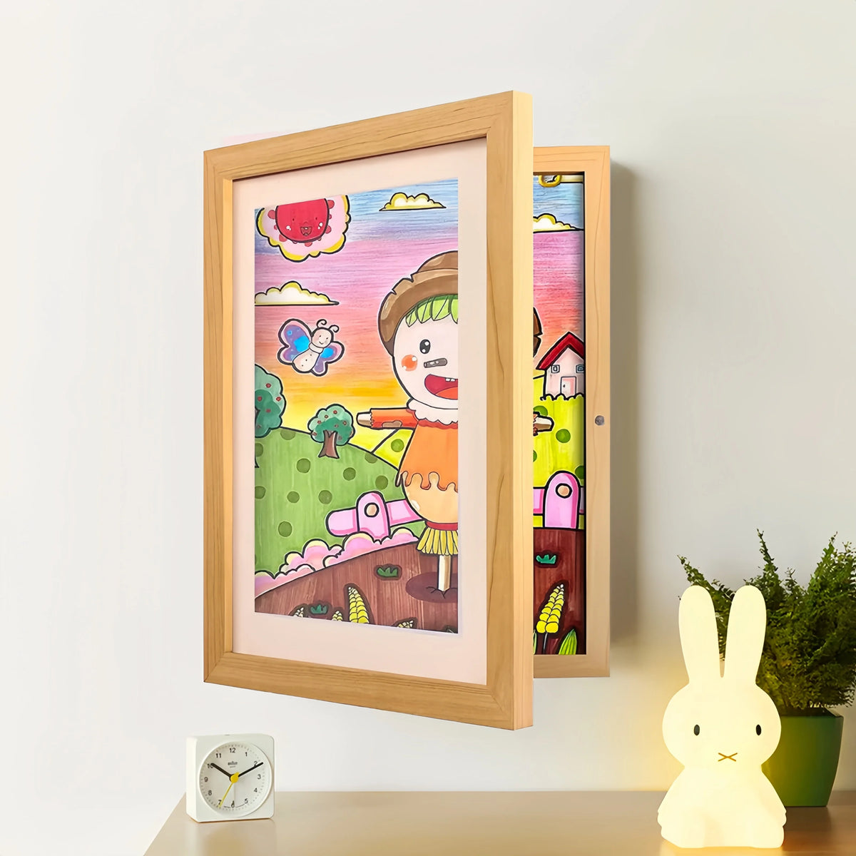 إطار الذكريات - إطار لرسومات الأطفال — خشبي، صورة 11